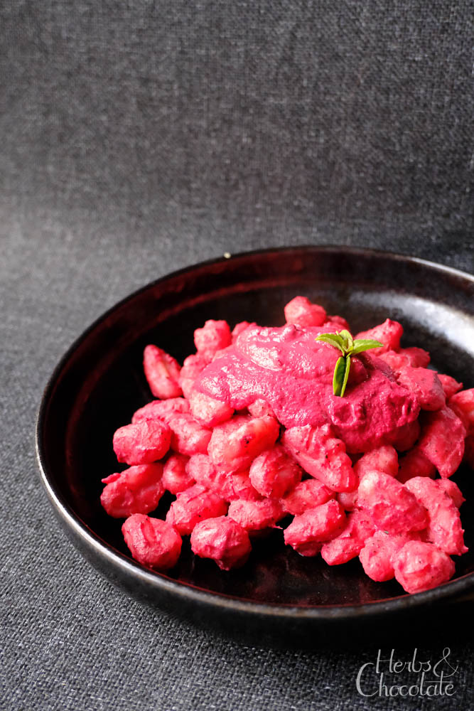 Rote Beete Feta Gnocchi