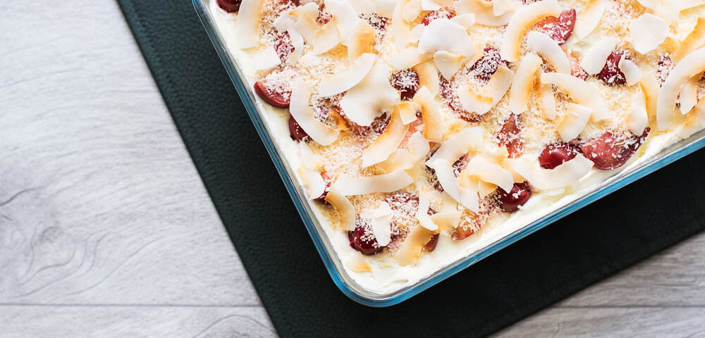 Frucht-Tiramisu mit Kokos